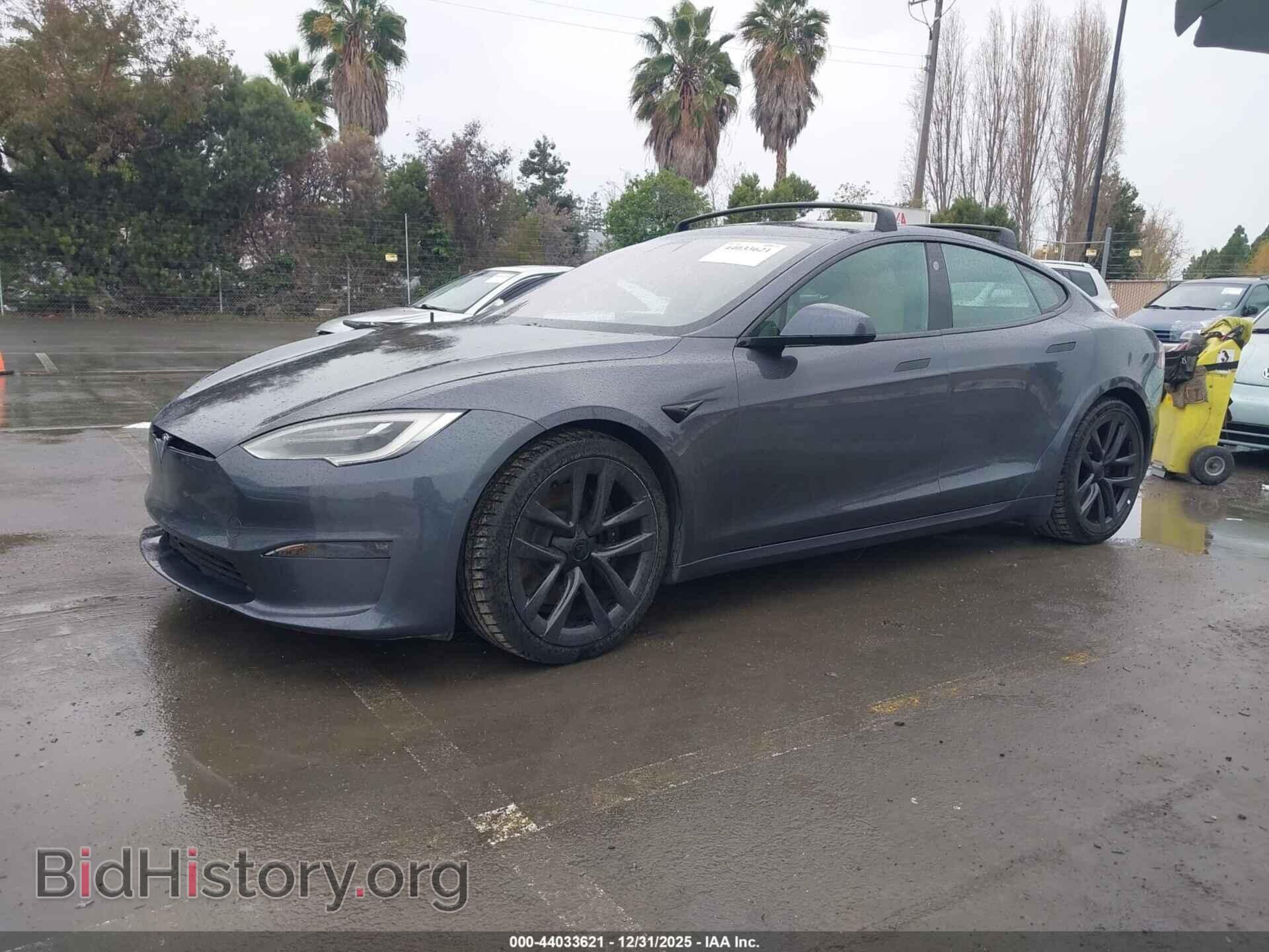 2021 TESLA MODEL S - VIN: 5YJSA1E64MF431084 - Фото 2