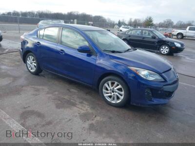 2012 Mazda MAZDA3 I Grand Touring, синий — VIN JM1BL1W86C1632471, IAAI
