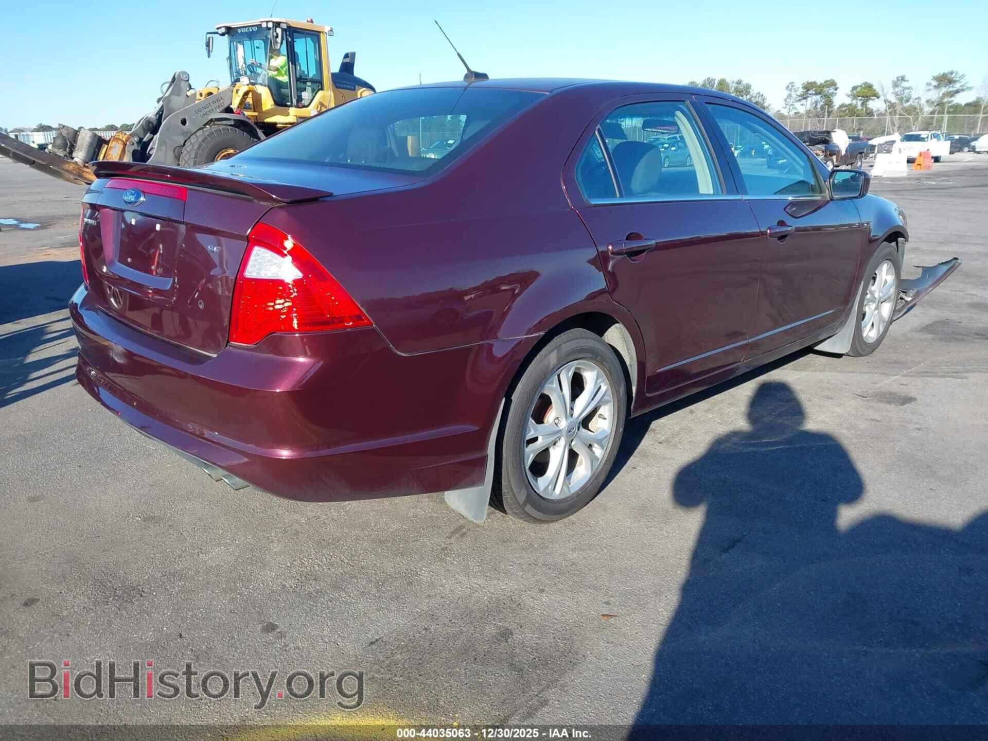 2012 FORD FUSION - VIN: 3FAHP0HA2CR330549 - Фото 4