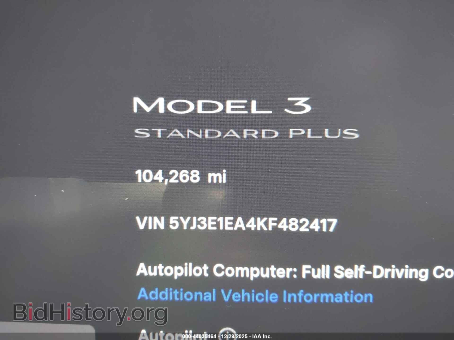 2019 TESLA MODEL 3 - VIN: 5YJ3E1EA4KF482417 - Фото 14