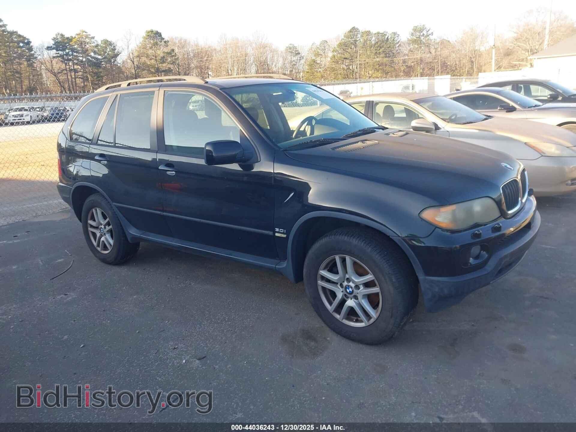 Photo 5UXFA13545LU48587 - BMW X5 2005