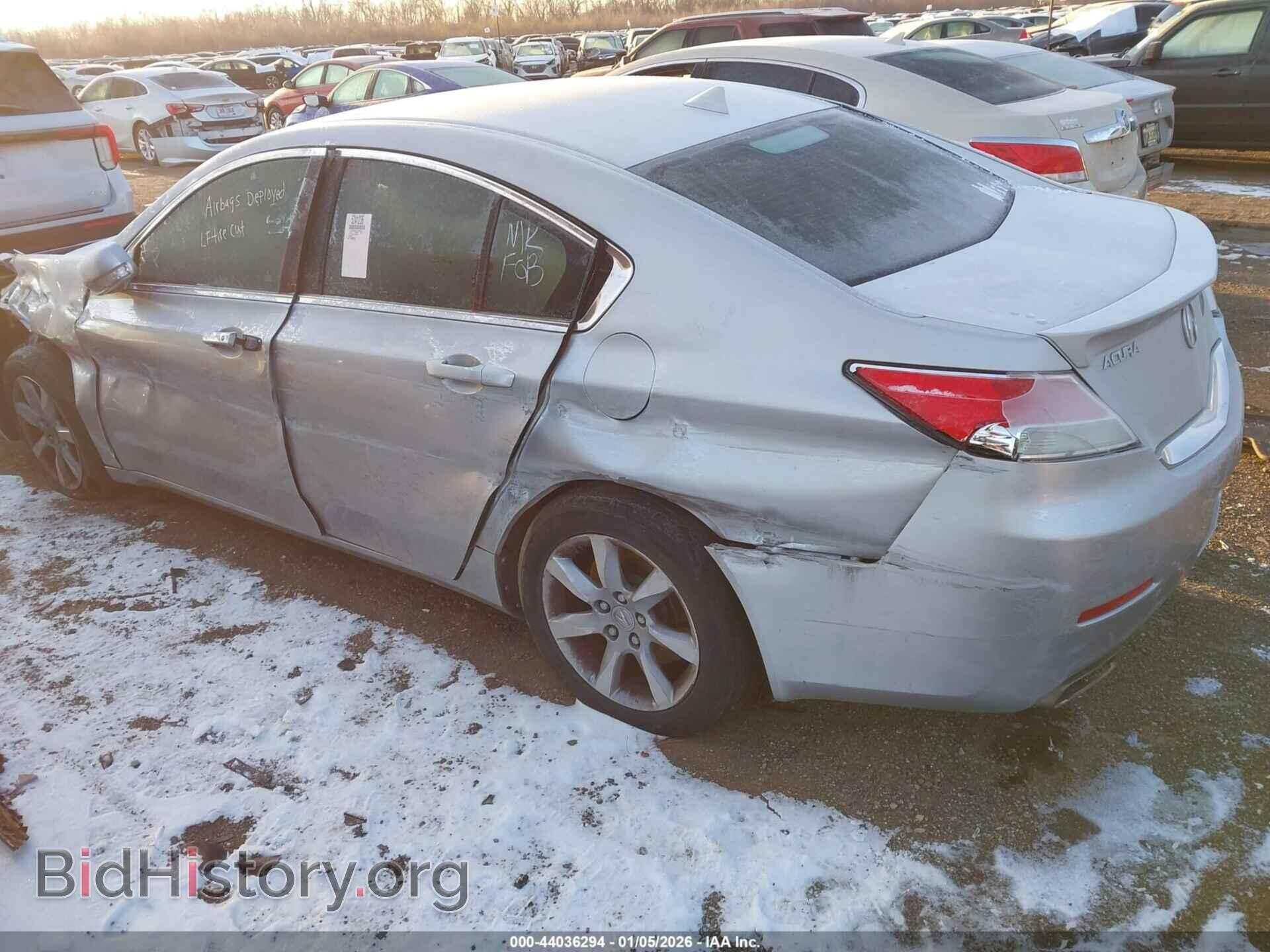 2012 ACURA TL - VIN: 19UUA8F51CA038353 - Фото 3