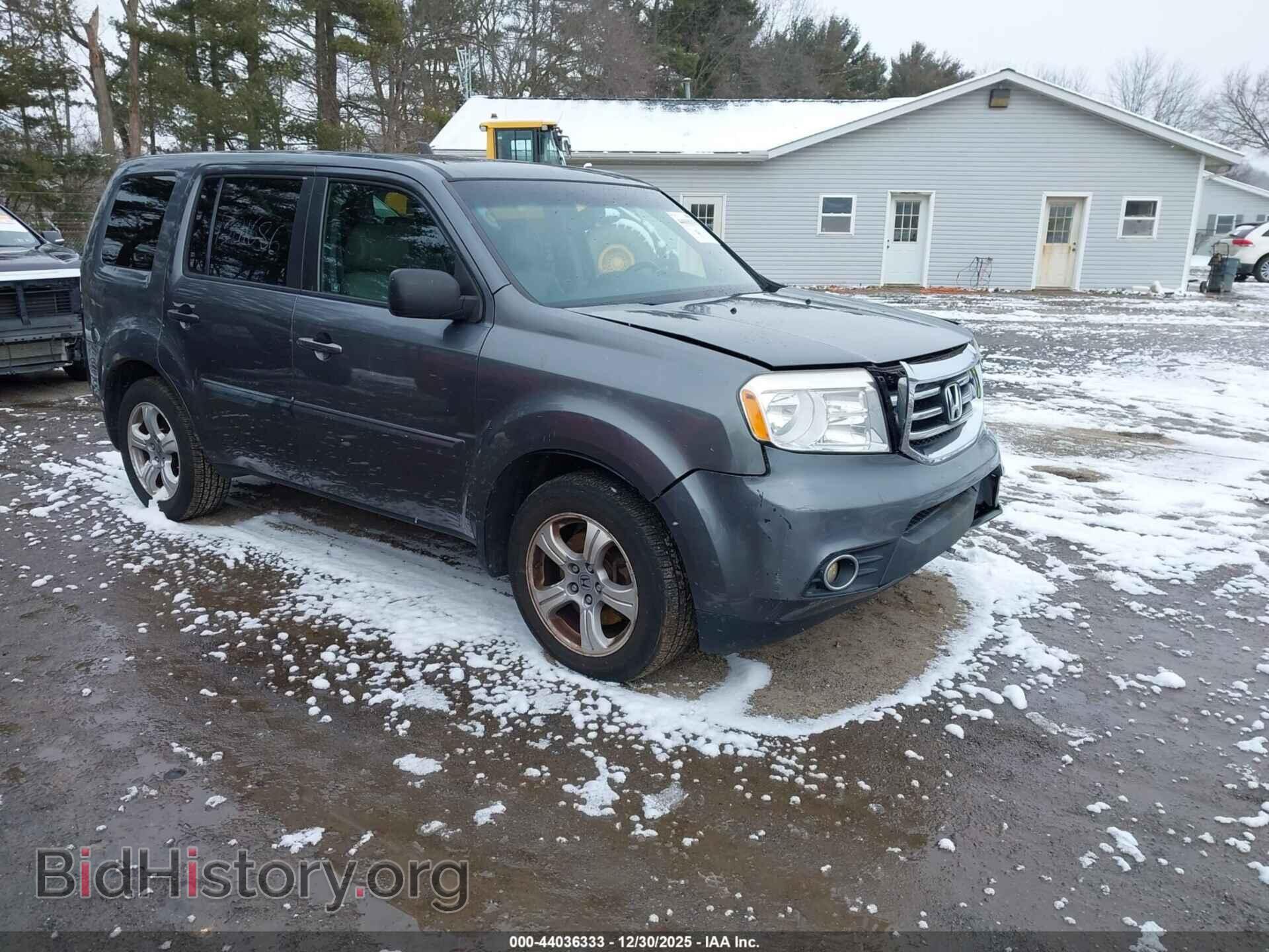 Photo 5FNYF4H60CB010454 - HONDA PILOT 2012