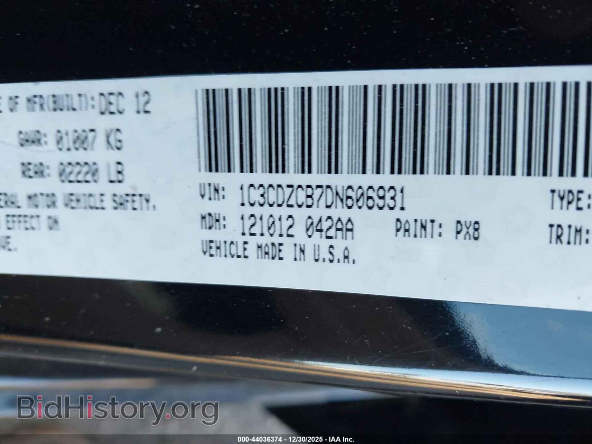 2013 DODGE AVENGER - VIN: 1C3CDZCB7DN606931 - Фото 9