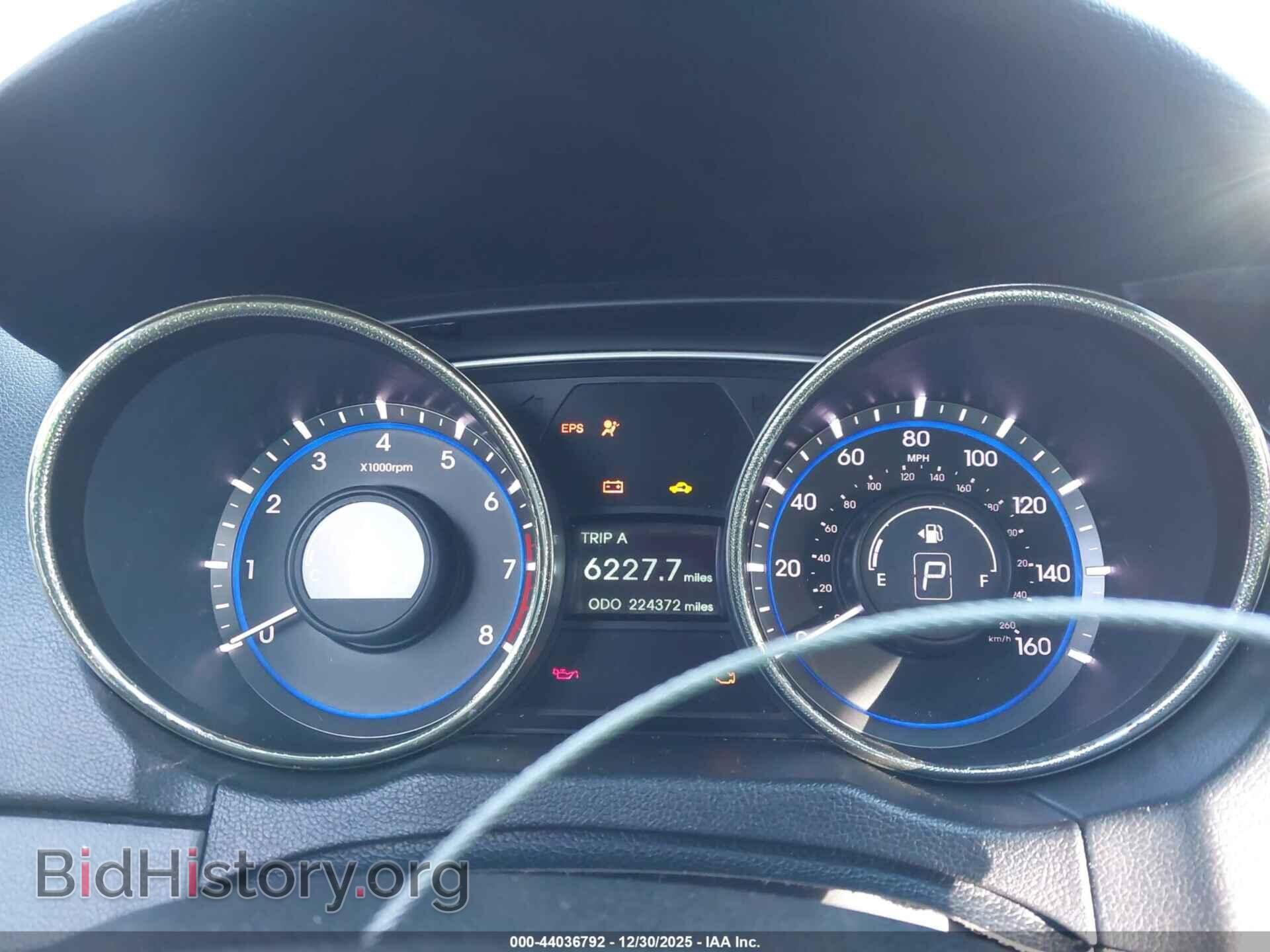 2012 HYUNDAI SONATA - VIN: 5NPEC4AB5CH465904 - Фото 7
