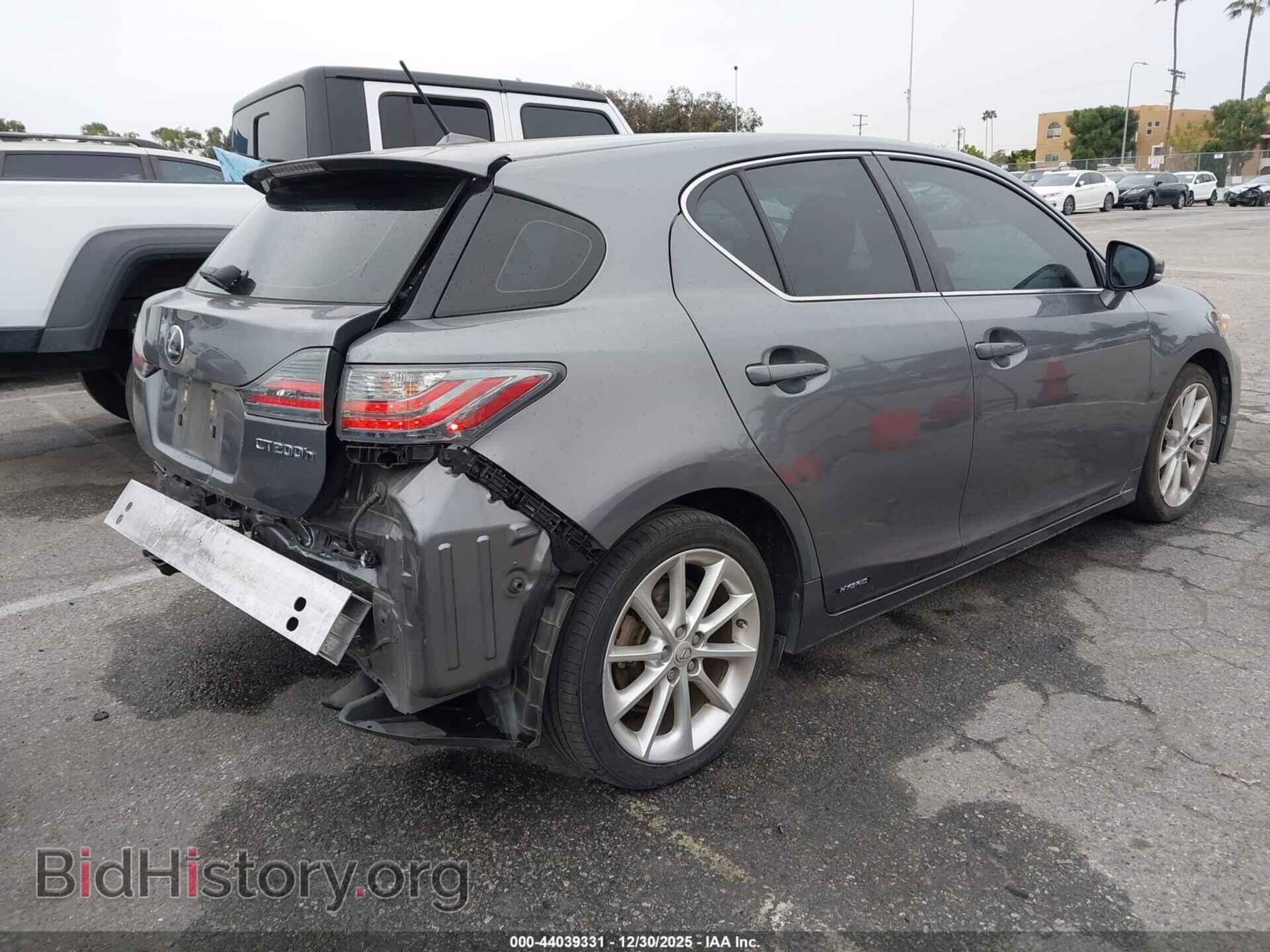2013 LEXUS CT 200H - VIN: JTHKD5BH3D2127735 - Фото 4
