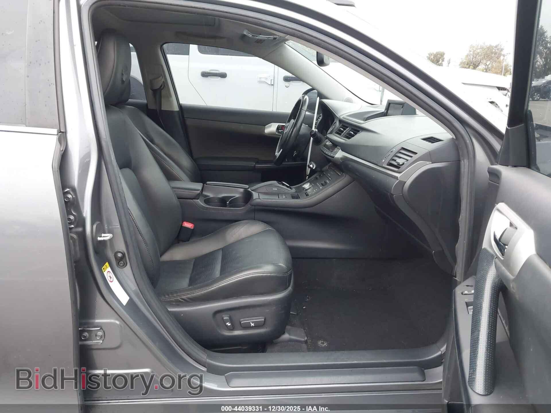 2013 LEXUS CT 200H - VIN: JTHKD5BH3D2127735 - Фото 5