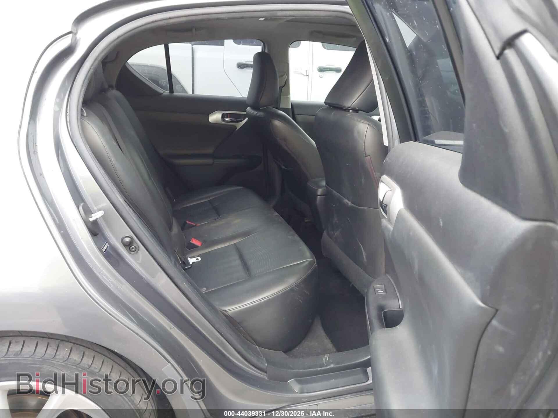 2013 LEXUS CT 200H - VIN: JTHKD5BH3D2127735 - Фото 8