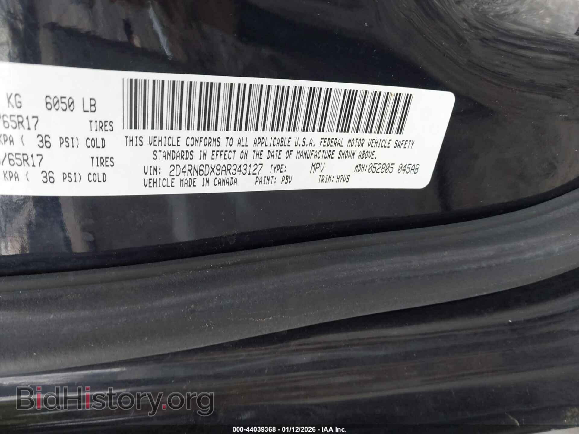 2010 DODGE GRAND CARAVAN - VIN: 2D4RN6DX9AR343127 - Фото 9