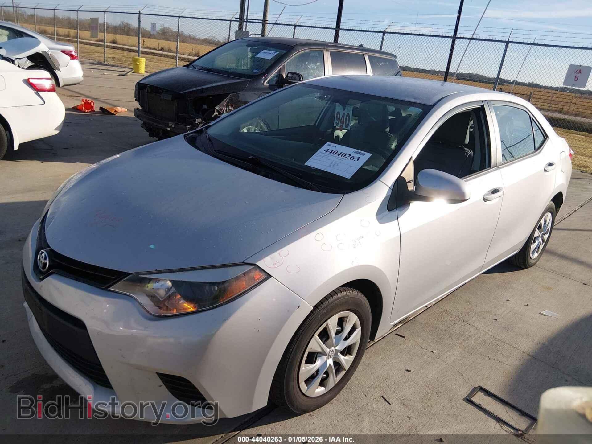 2014 TOYOTA COROLLA - VIN: 2T1BURHE6EC015116 - Фото 2
