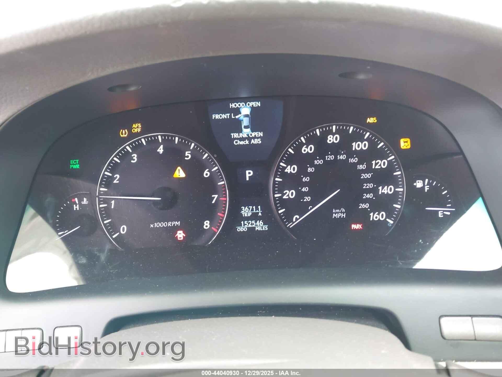 2010 LEXUS LS 460 - VIN: JTHBL5EF5A5091991 - Фото 7