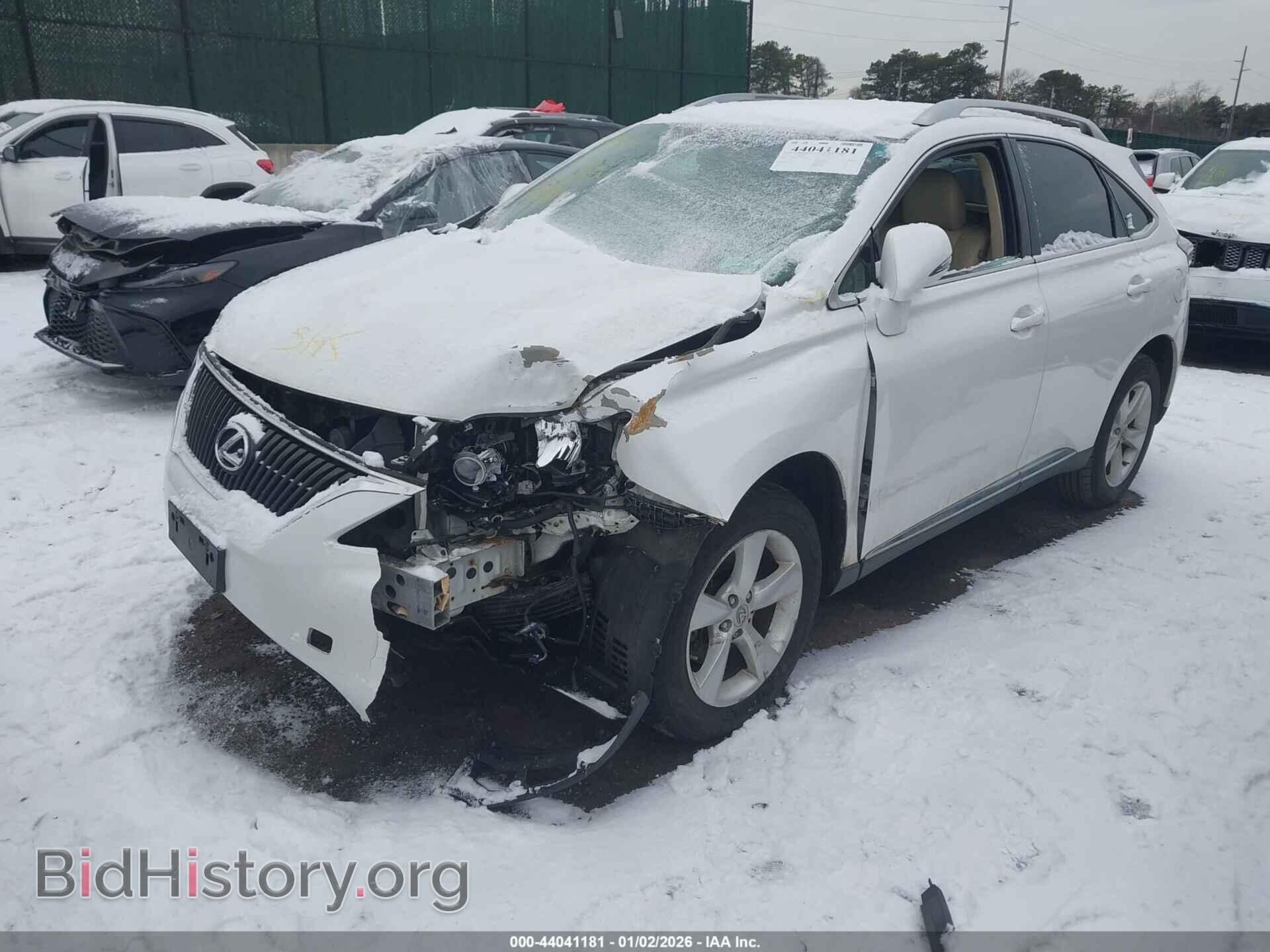 2010 LEXUS RX 350 - VIN: 2T2BK1BA2AC020557 - Фото 2