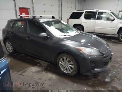 2012 Mazda MAZDA3 I Touring, серый — VIN JM1BL1L7XC1628595, IAAI