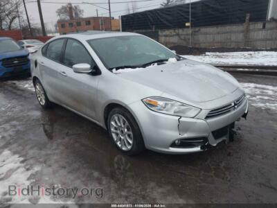 2013 Dodge DART Limited, серебристый — VIN 1C3CDFCA1DD333853, IAAI