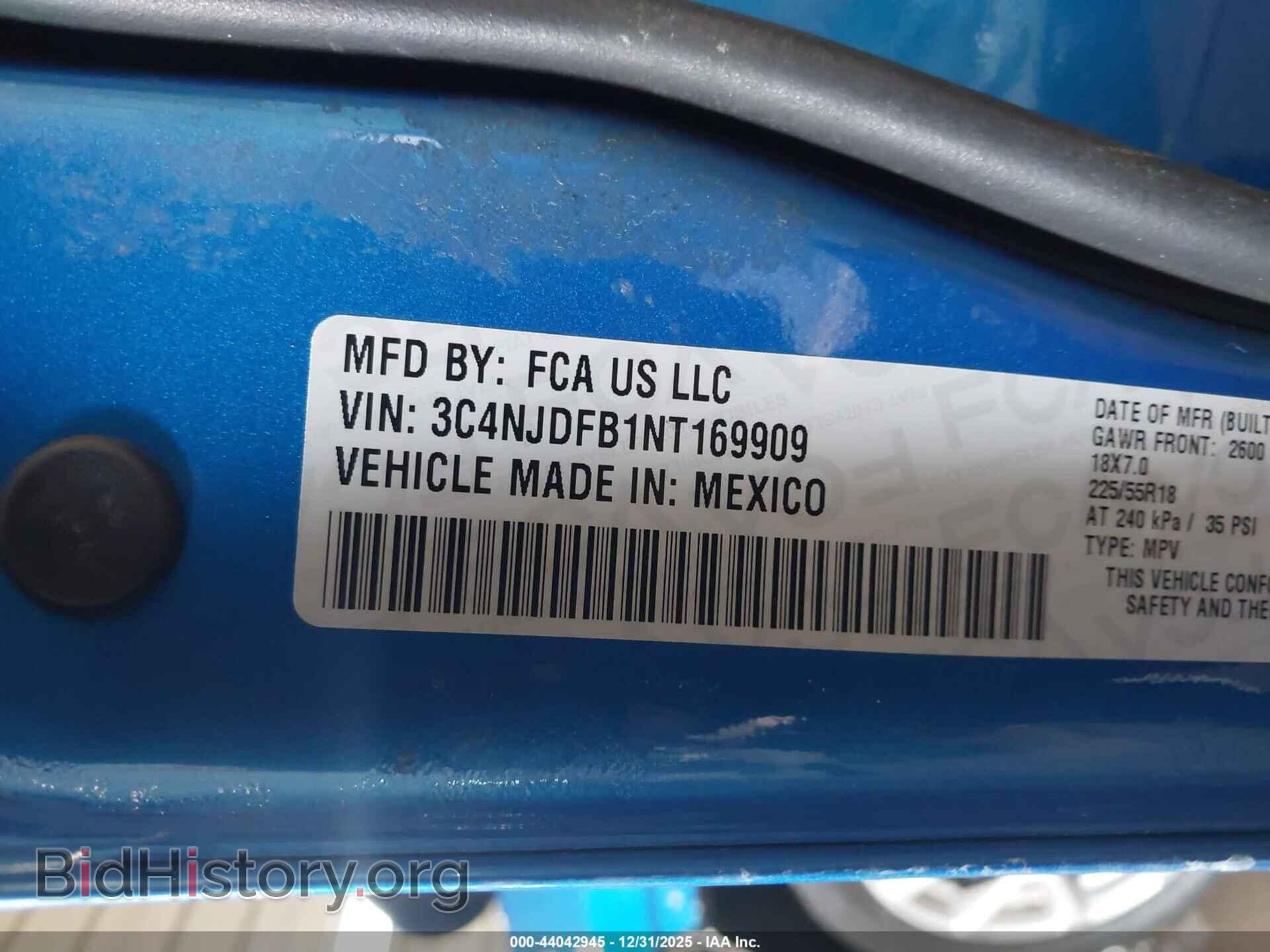 2022 JEEP COMPASS - VIN: 3C4NJDFB1NT169909 - Фото 9