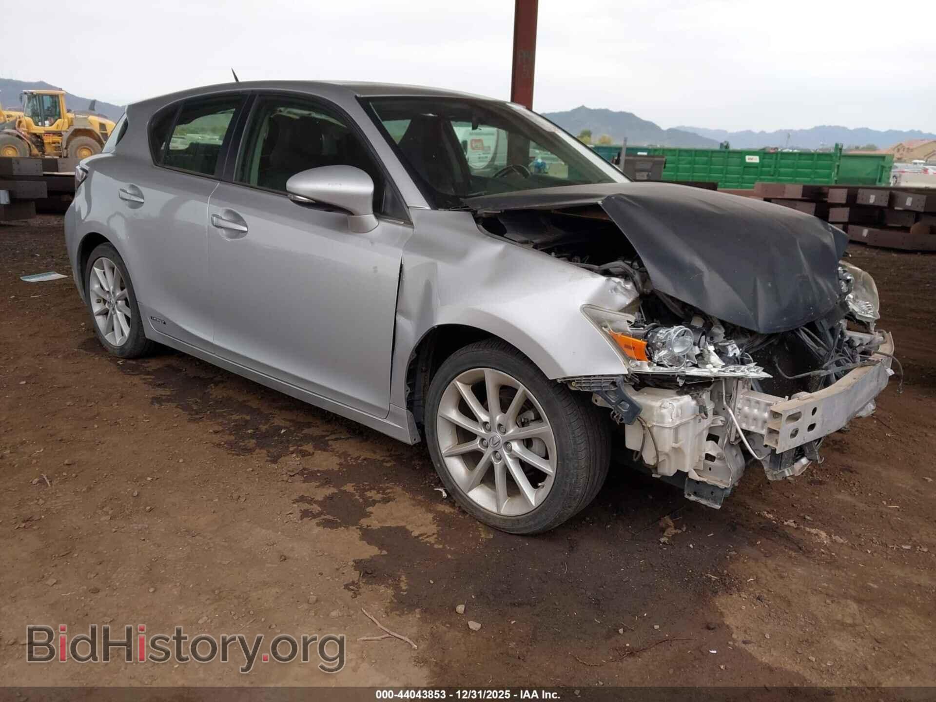 Photo JTHKD5BH3C2080351 - LEXUS CT 200H 2012
