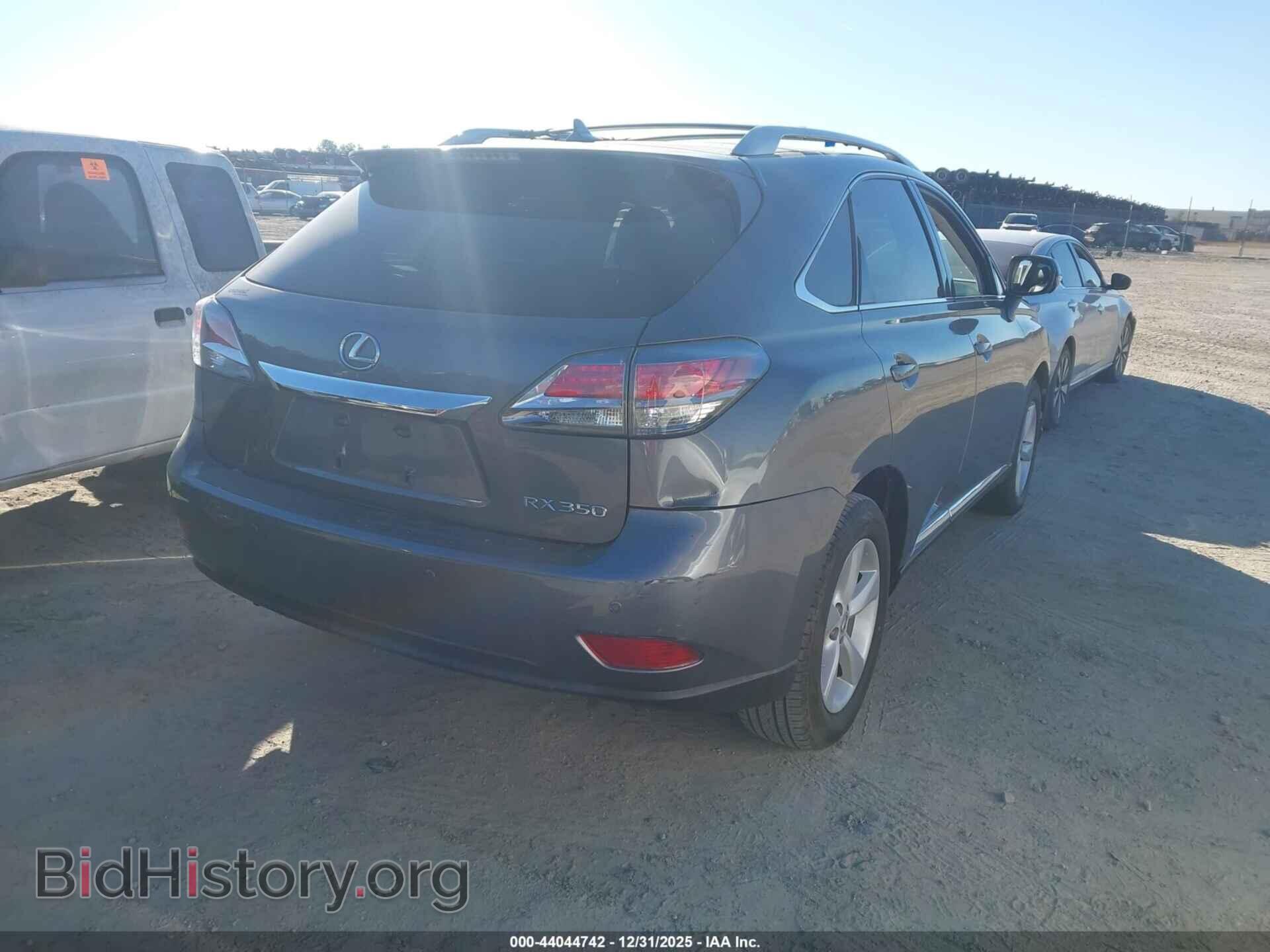 2013 LEXUS RX 350 - VIN: 2T2BK1BA7DC167896 - Фото 4