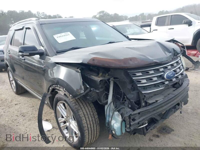 2016 Ford EXPLORER XLT (VIN 1FM5K7D89GGA50434) — фото 1 из 16, IAAI, повреждение: передняя часть