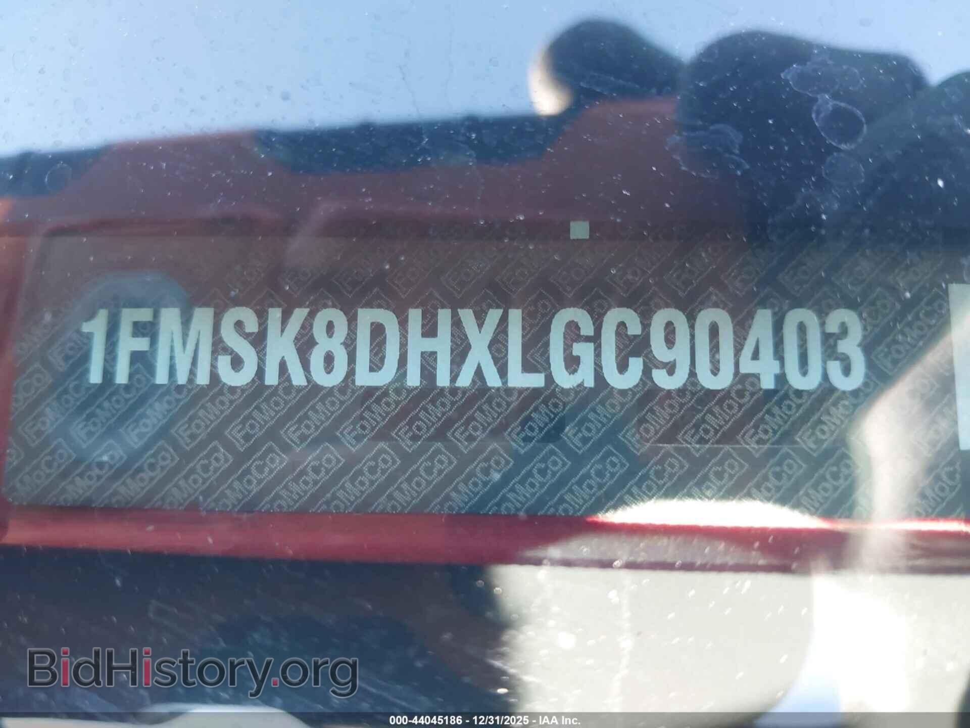 2020 FORD EXPLORER - VIN: 1FMSK8DHXLGC90403 - Фото 9