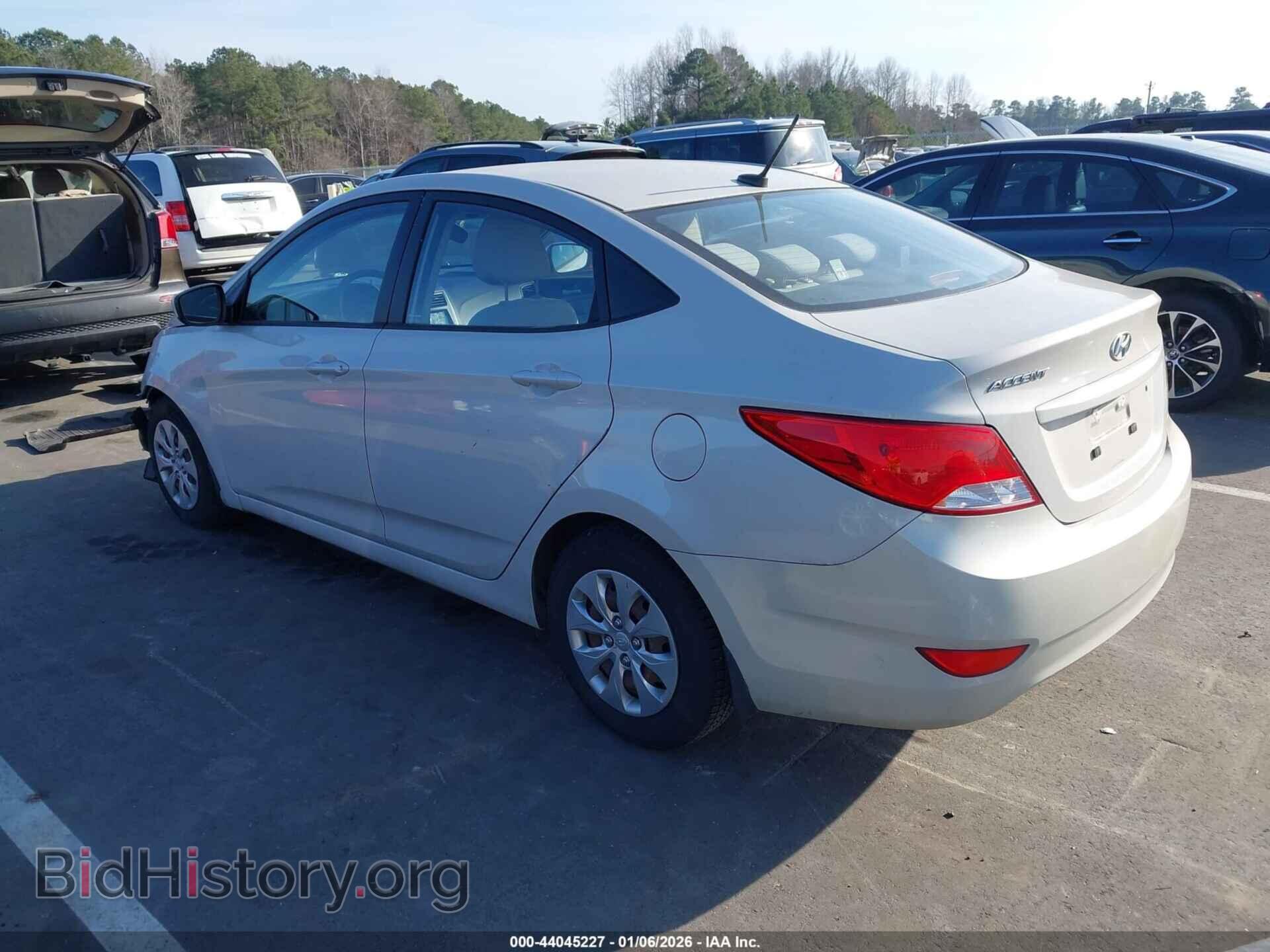 2016 HYUNDAI ACCENT - VIN: KMHCT4AE6GU972707 - Фото 3