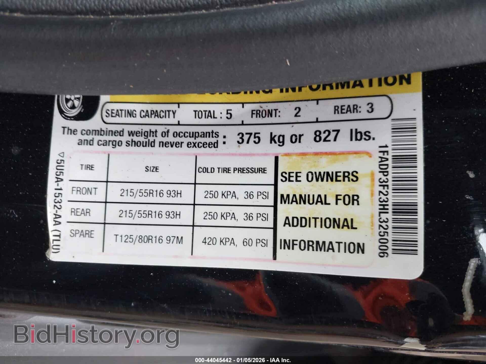2017 FORD FOCUS - VIN: 1FADP3F23HL325006 - Photo 9