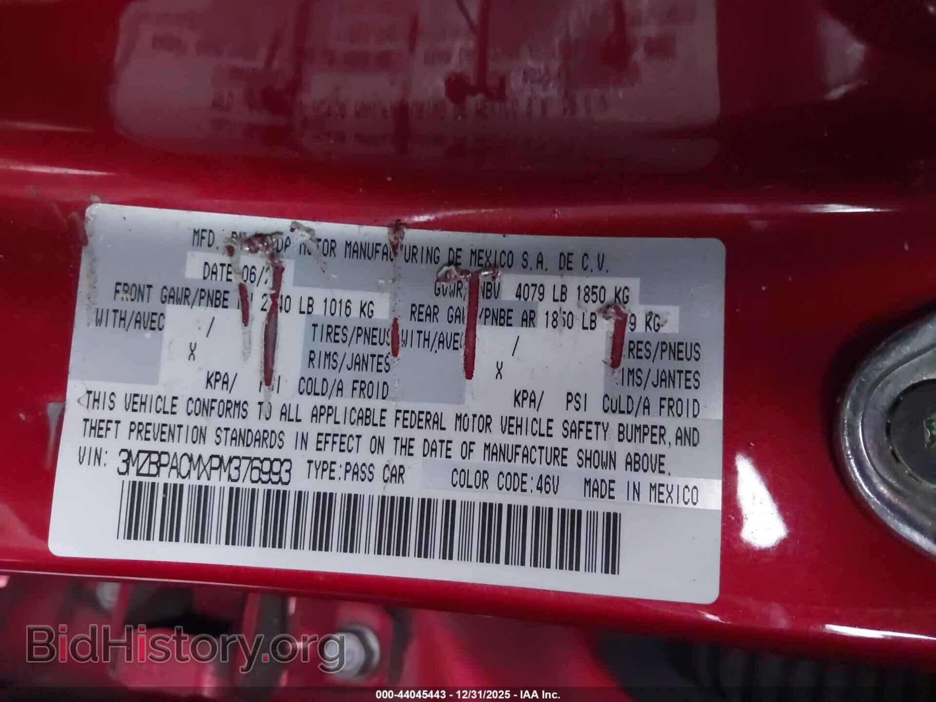 2023 MAZDA MAZDA3 - VIN: 3MZBPACMXPM376993 - Фото 9