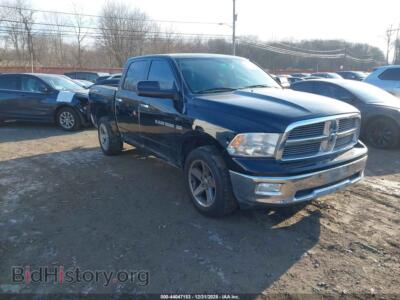 2012 RAM 1500 SLT, черный — VIN 1C6RD7LT8CS264951, IAAI