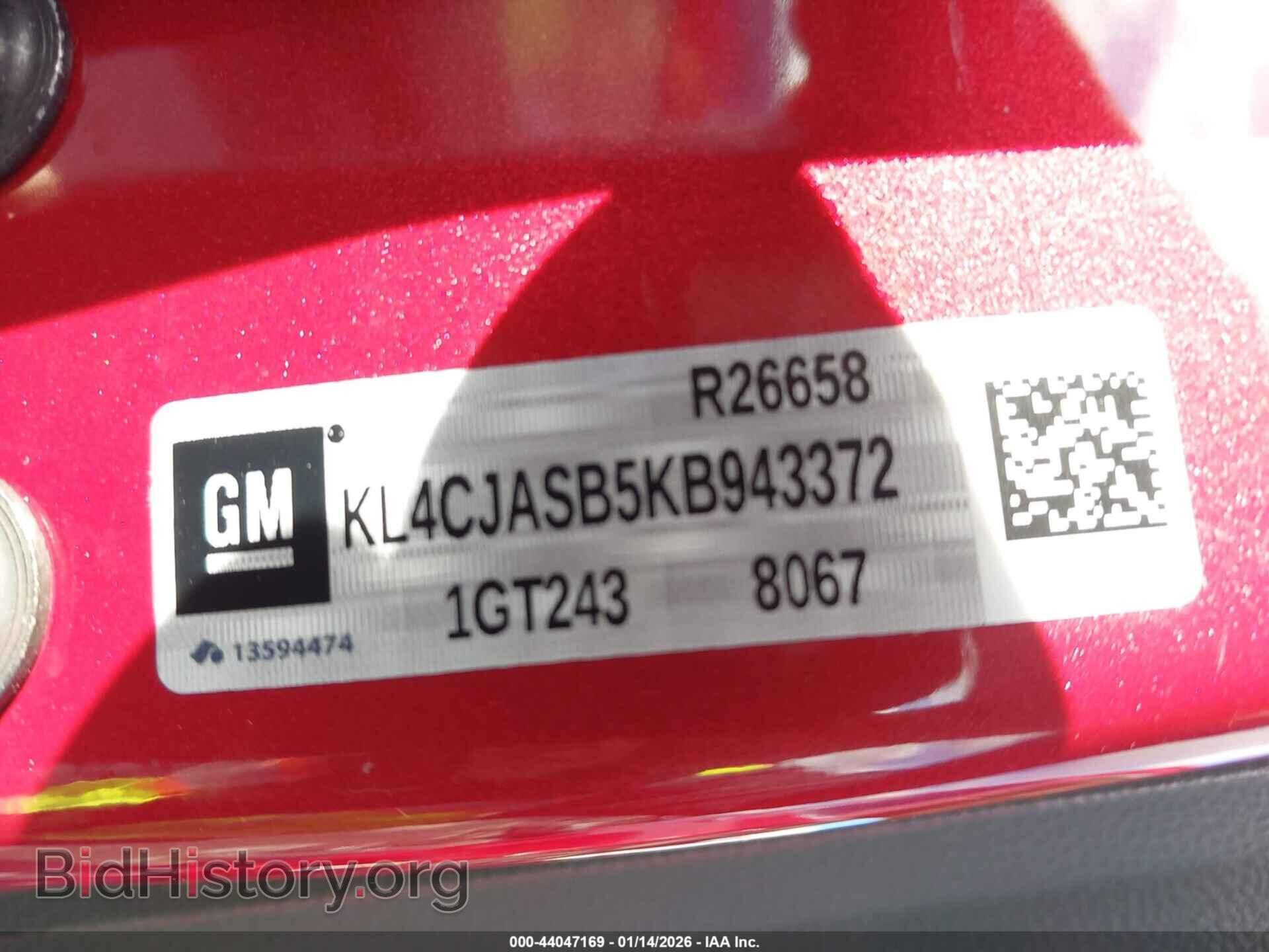 2019 BUICK ENCORE - VIN: KL4CJASB5KB943372 - Фото 9
