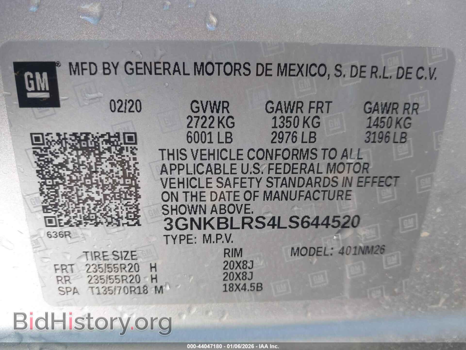 2020 CHEVROLET BLAZER - VIN: 3GNKBLRS4LS644520 - Фото 9