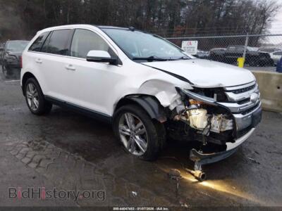 2013 Ford EDGE Limited, белый — VIN 2FMDK4KC7DBC60583, IAAI