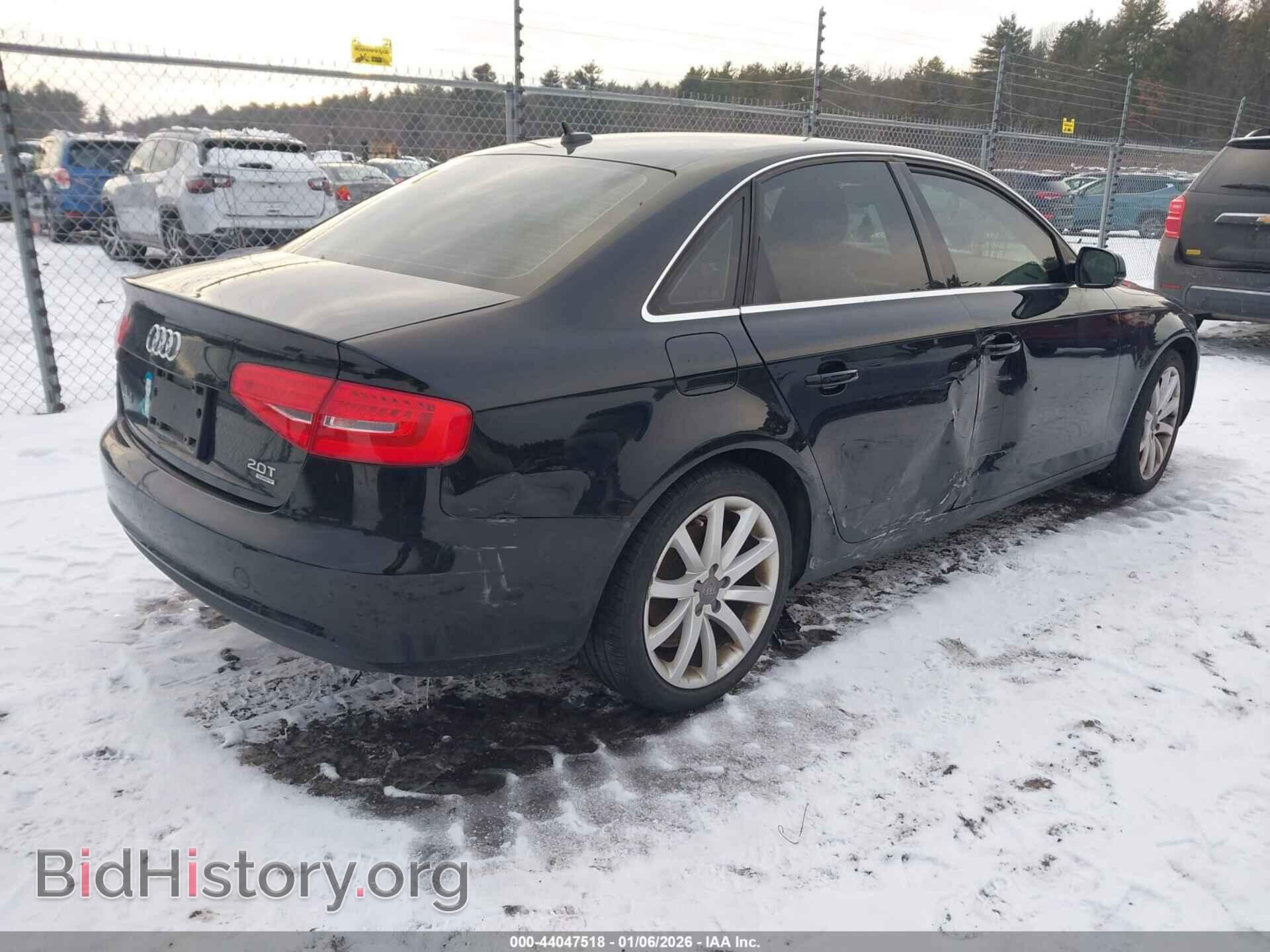 2013 AUDI A4 - VIN: WAUFFAFL3DN047027 - Фото 4