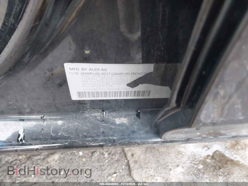 2011 Audi A4 (VIN WAUBFAFL0BA087083) — фото 9 из 11
