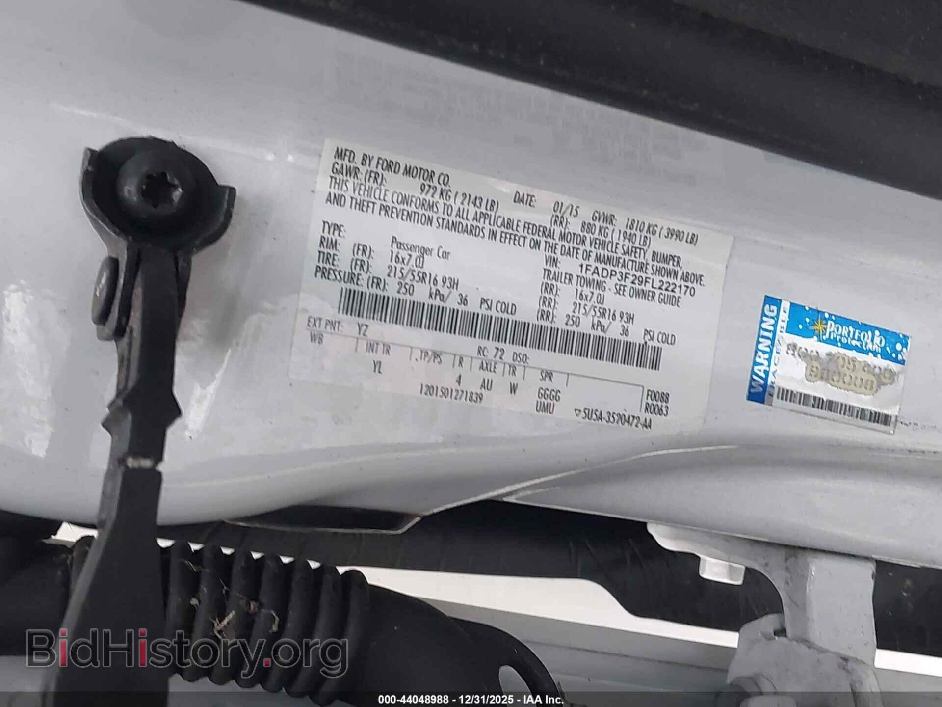 2015 FORD FOCUS - VIN: 1FADP3F29FL222170 - Photo 9