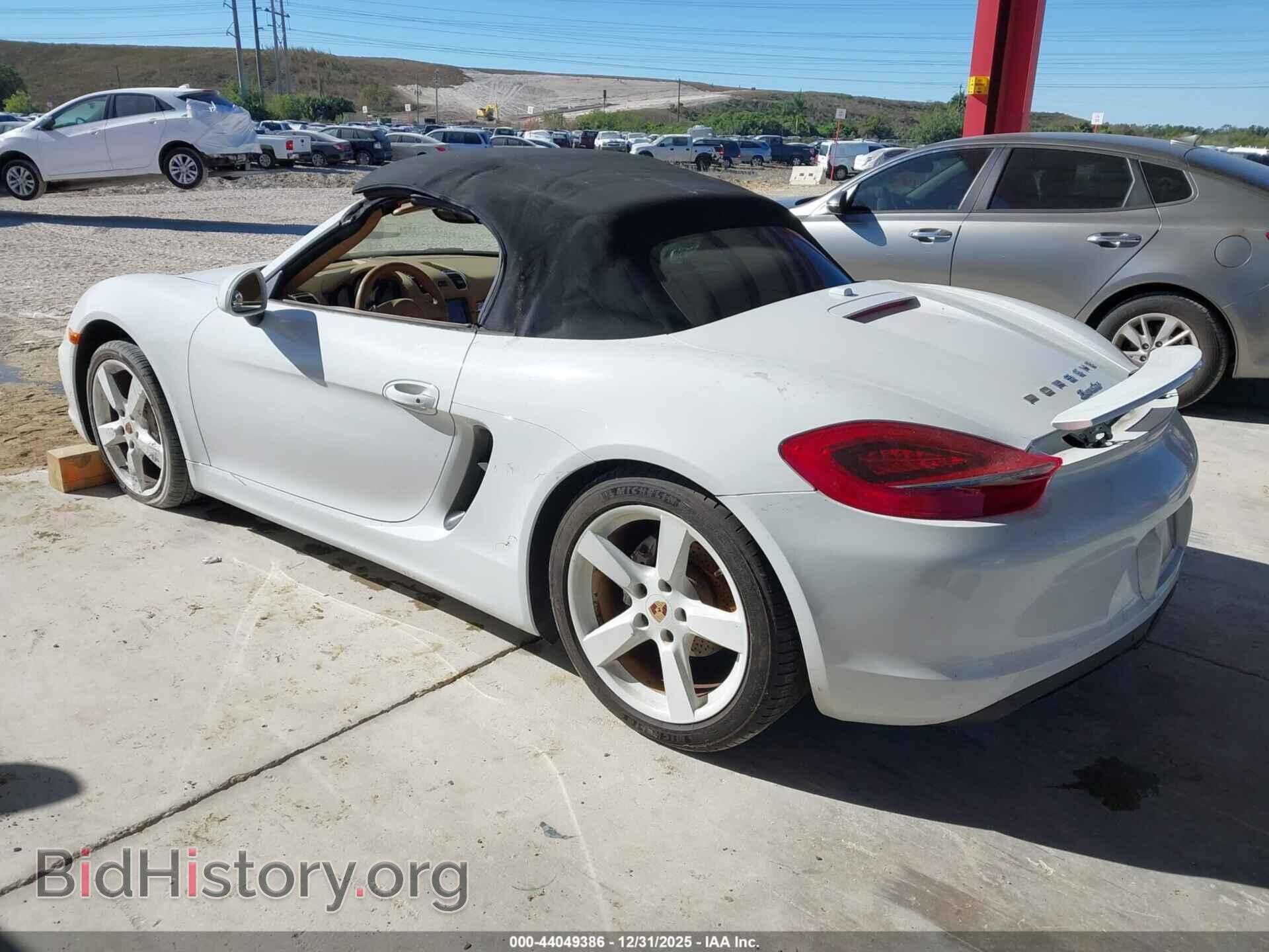 2014 PORSCHE BOXSTER - VIN: WP0CA2A85EK120477 - Фото 3