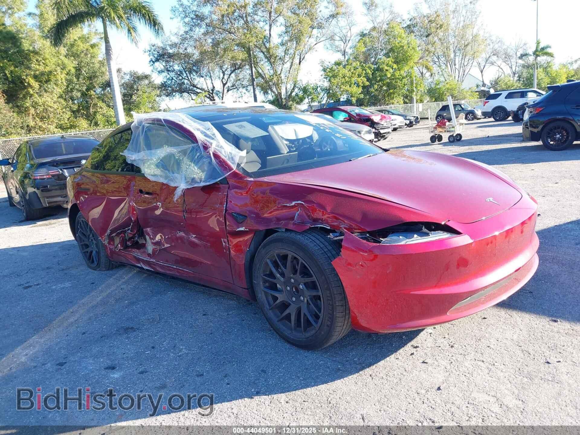 Photo 5YJ3E1EA9RF844462 - TESLA MODEL 3 2024