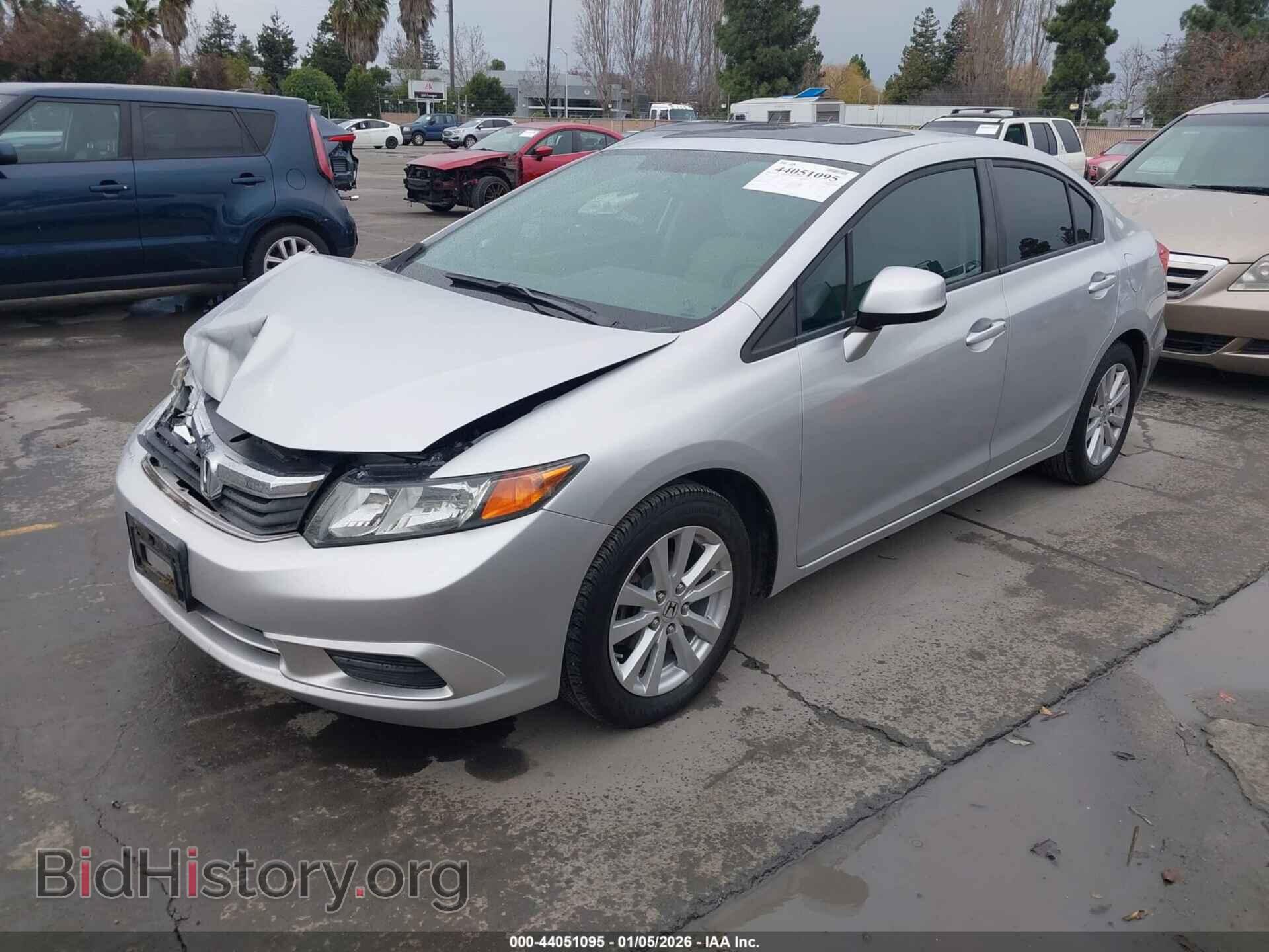 2012 HONDA CIVIC - VIN: 2HGFB2F80CH511707 - Фото 2