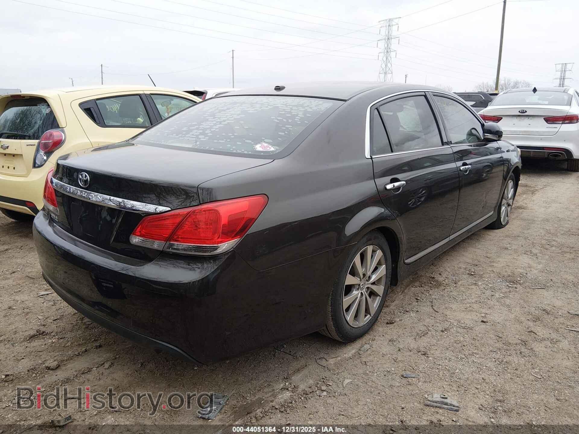 2011 TOYOTA AVALON - VIN: 4T1BK3DB0BU375779 - Фото 4