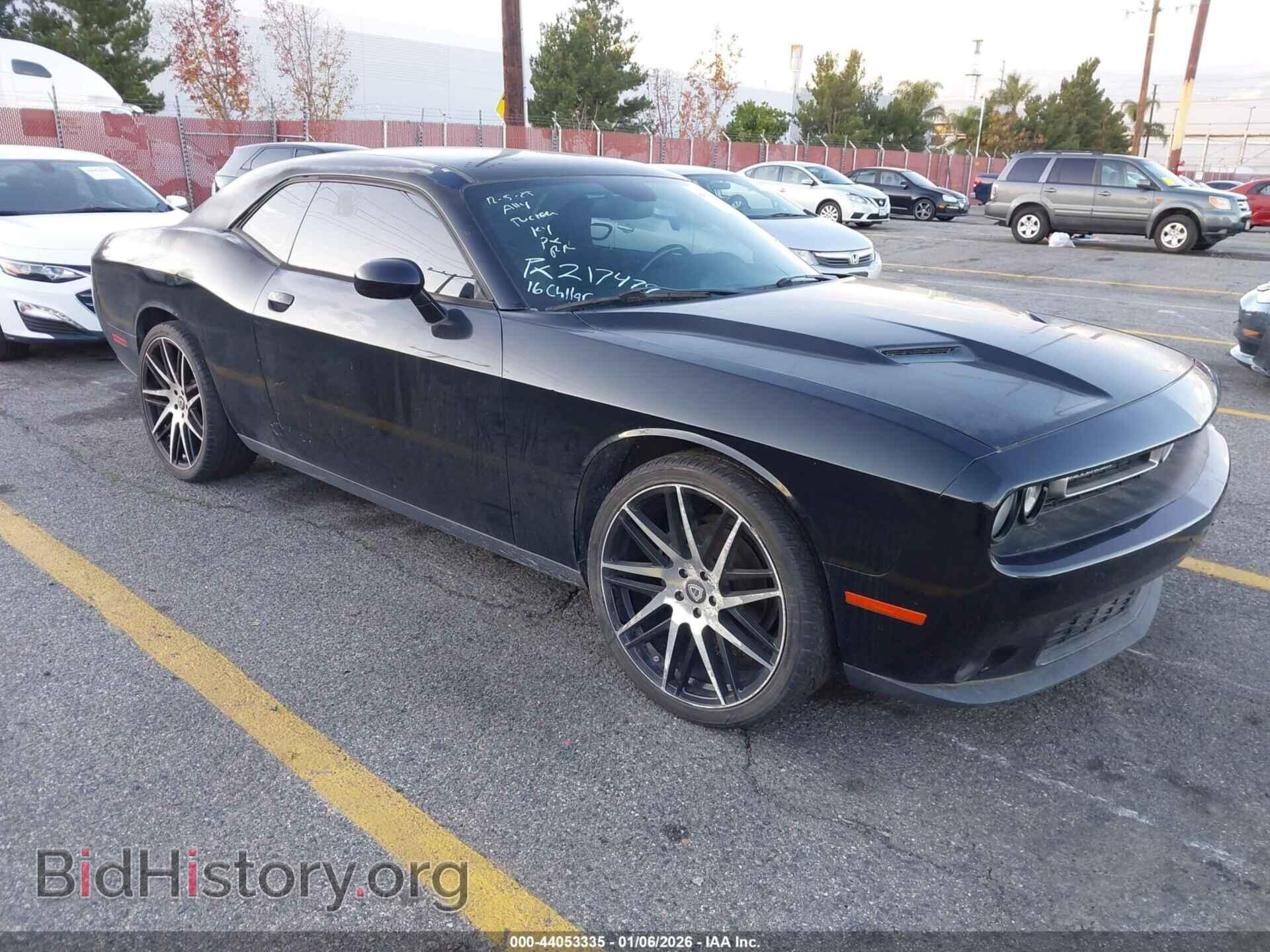 Photo 2C3CDZAG4GH217479 - DODGE CHALLENGER 2016