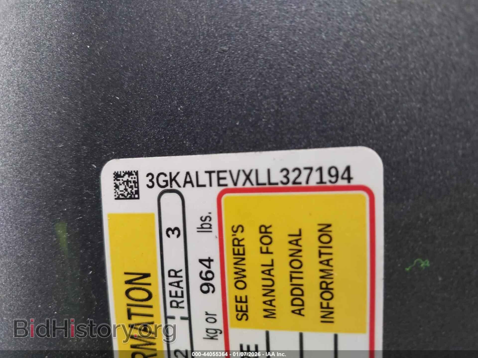 2020 GMC TERRAIN - VIN: 3GKALTEVXLL327194 - Фото 9