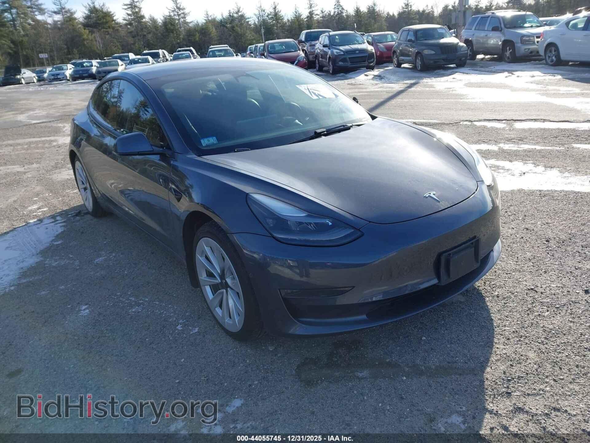 Photo 5YJ3E1EB4NF192630 - TESLA MODEL 3 2022