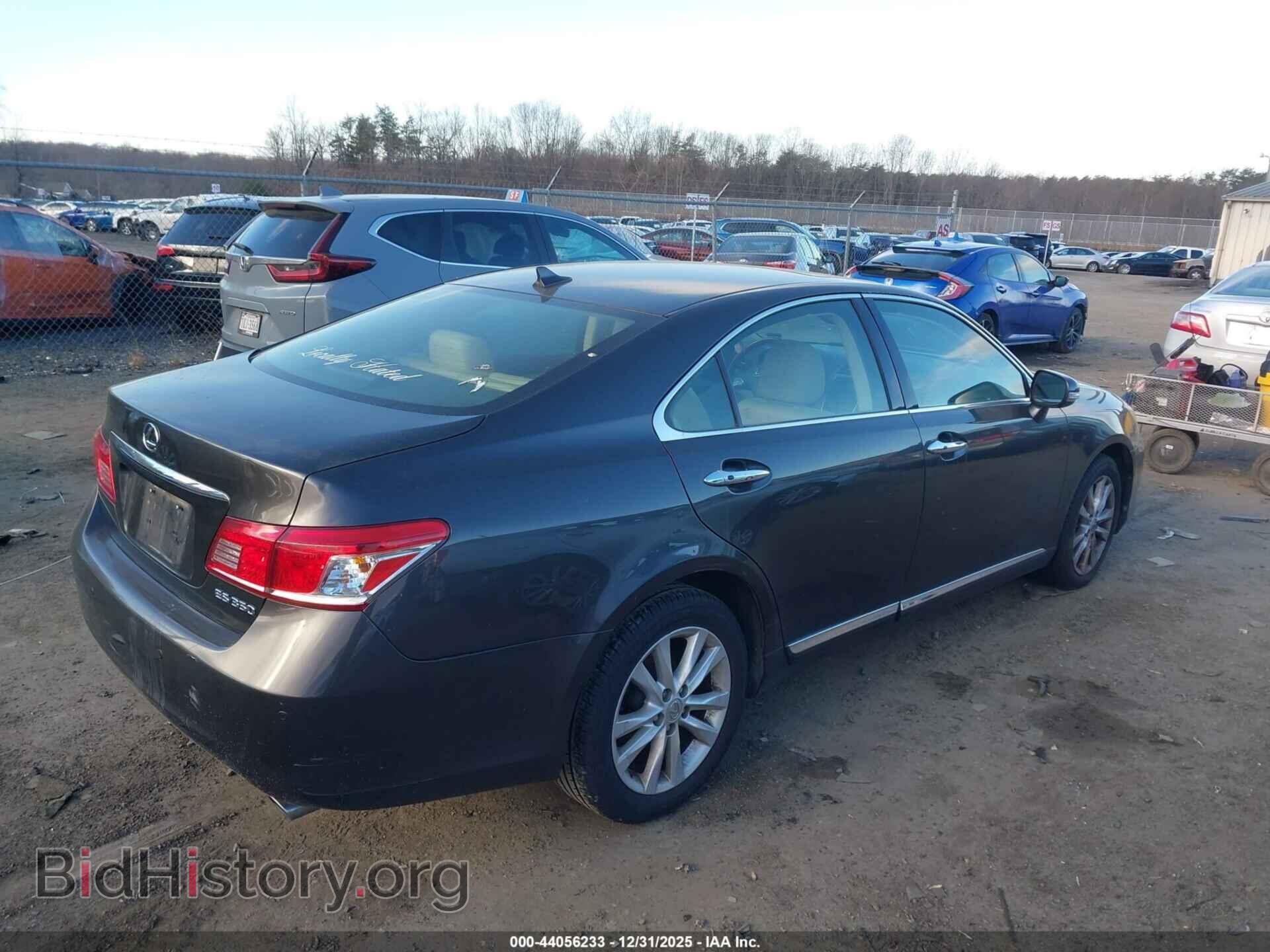 2011 LEXUS ES 350 - VIN: JTHBK1EG6B2449347 - Фото 4