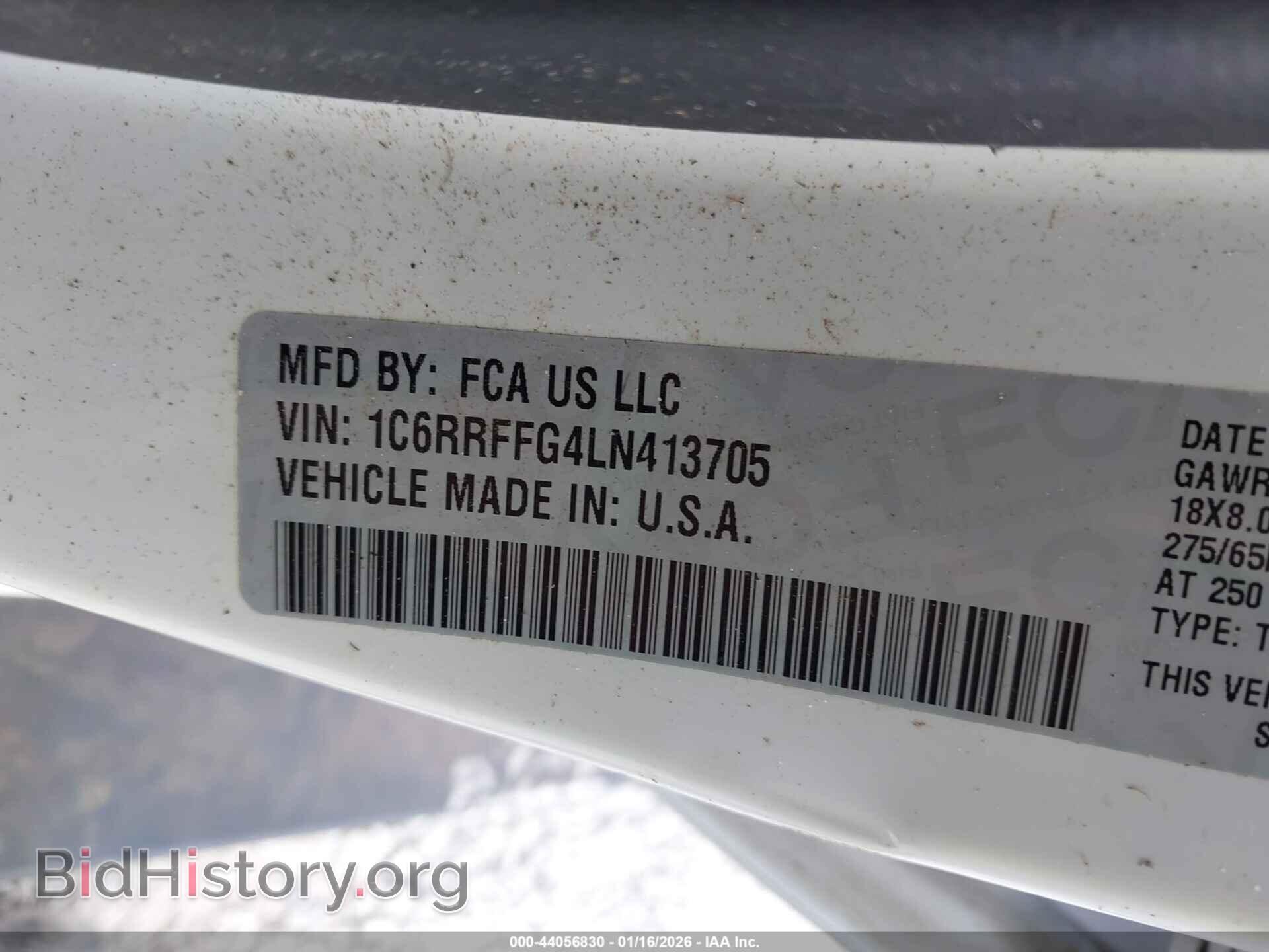 2020 RAM 1500 - VIN: 1C6RRFFG4LN413705 - Фото 9