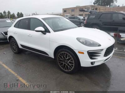 2015 Porsche MACAN S, белый — VIN WP1AB2A57FLB41271, IAAI
