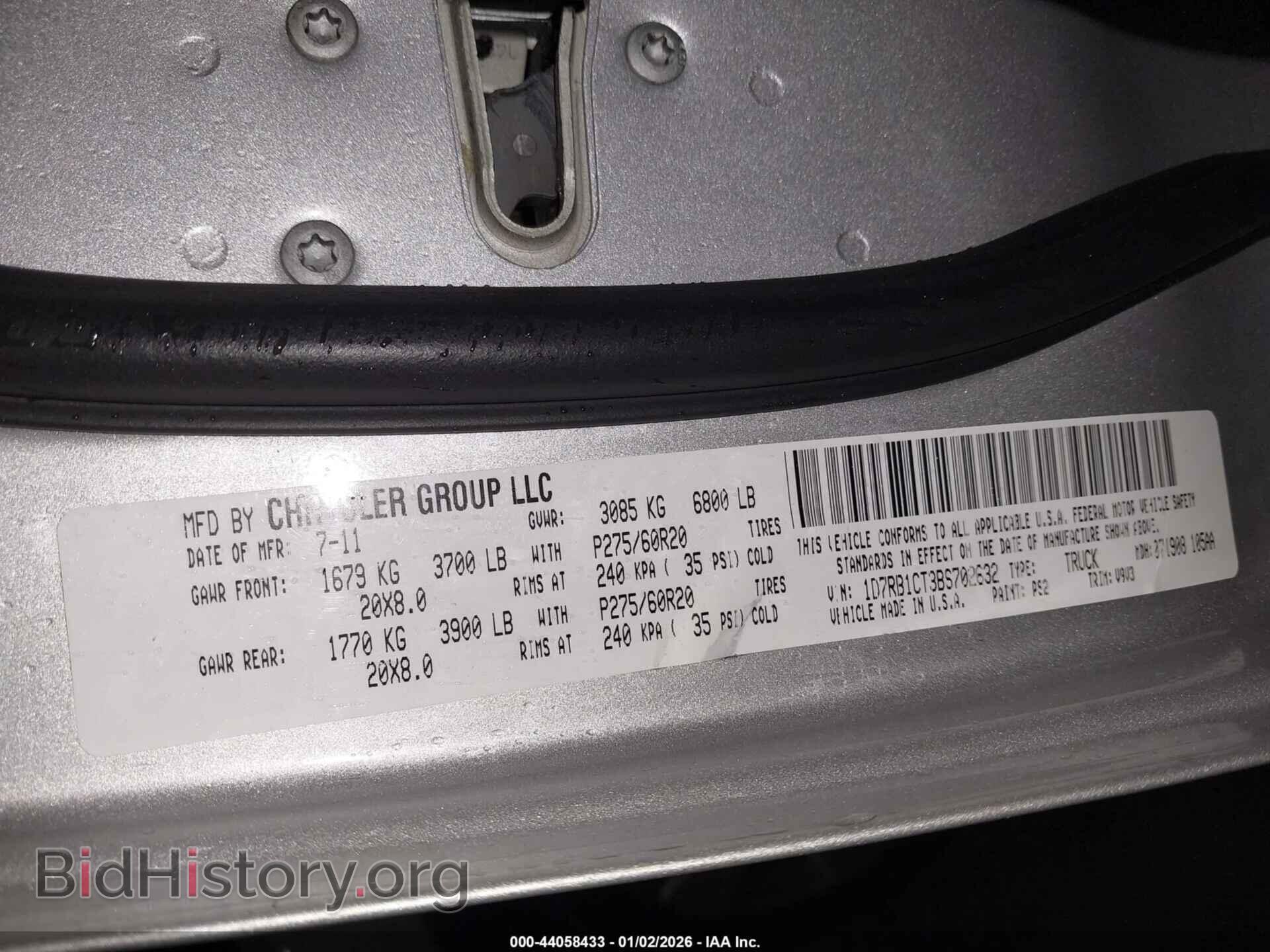 2011 RAM RAM 1500 - VIN: 1D7RB1CT3BS702632 - Photo 9