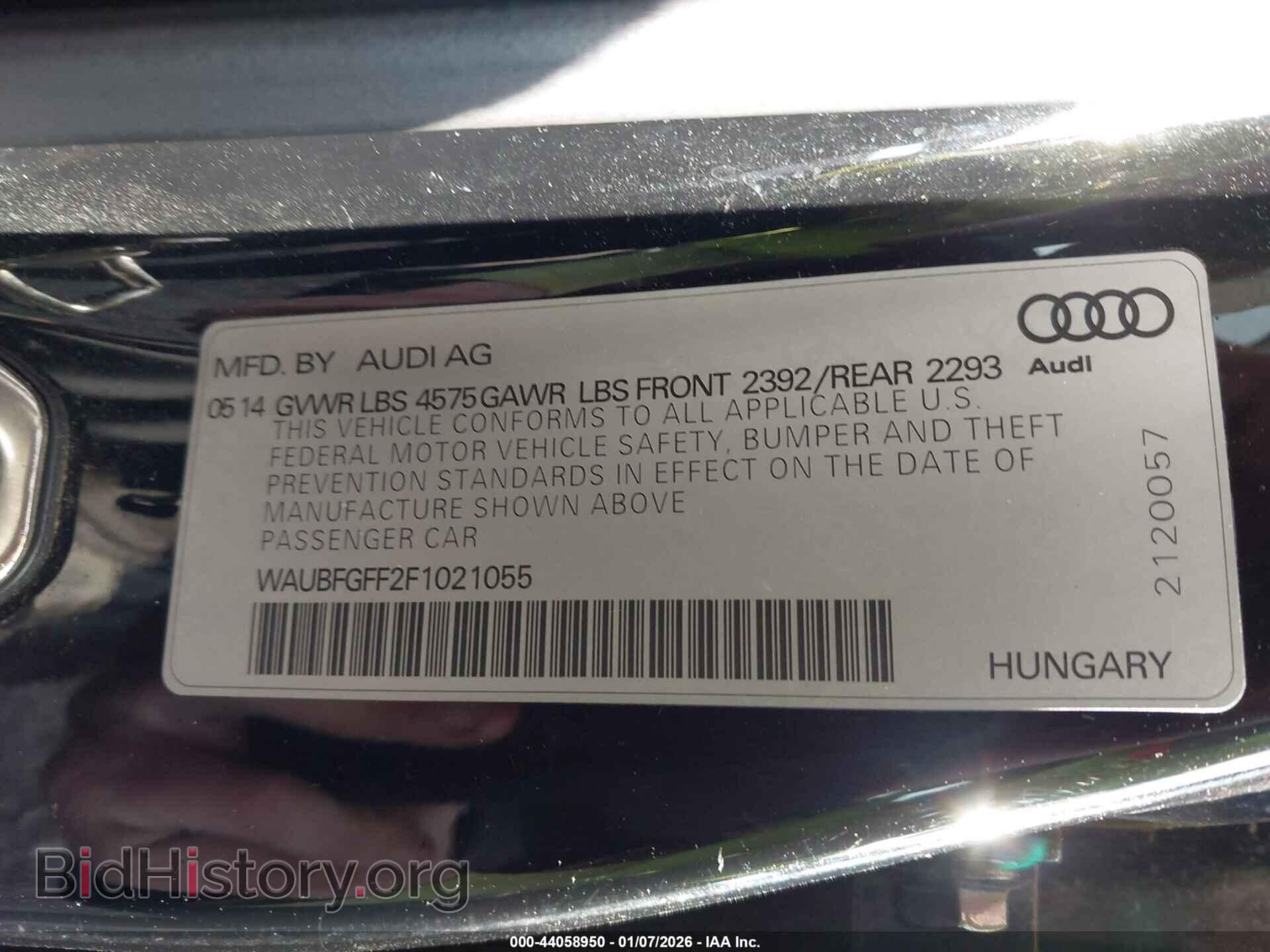 2015 AUDI A3 - VIN: WAUBFGFF2F1021055 - Фото 9