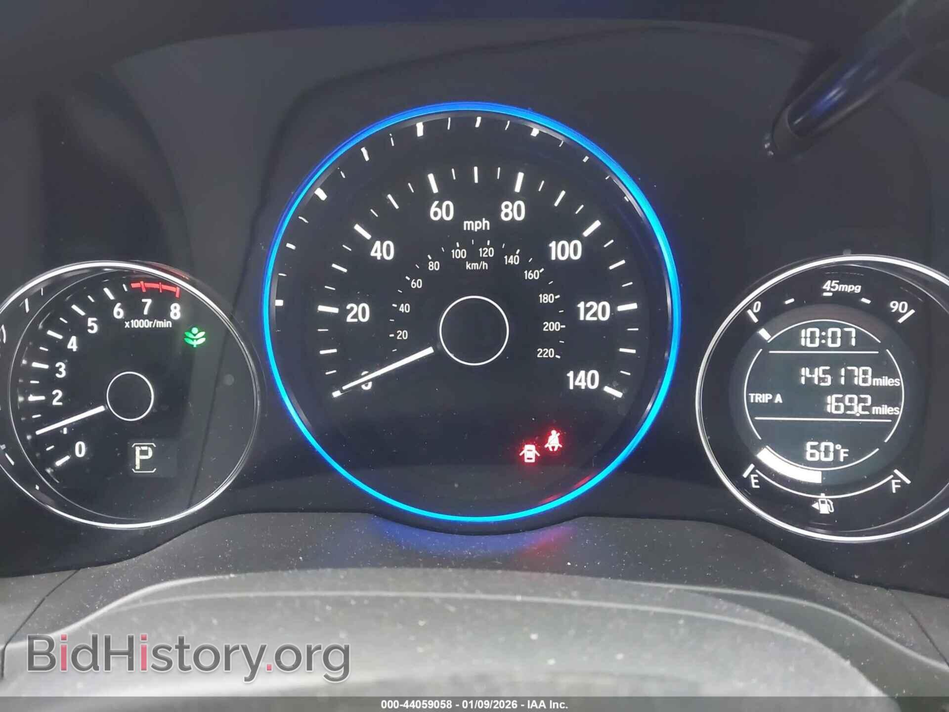 2016 HONDA HR-V - VIN: 3CZRU6H59GM708439 - Фото 7