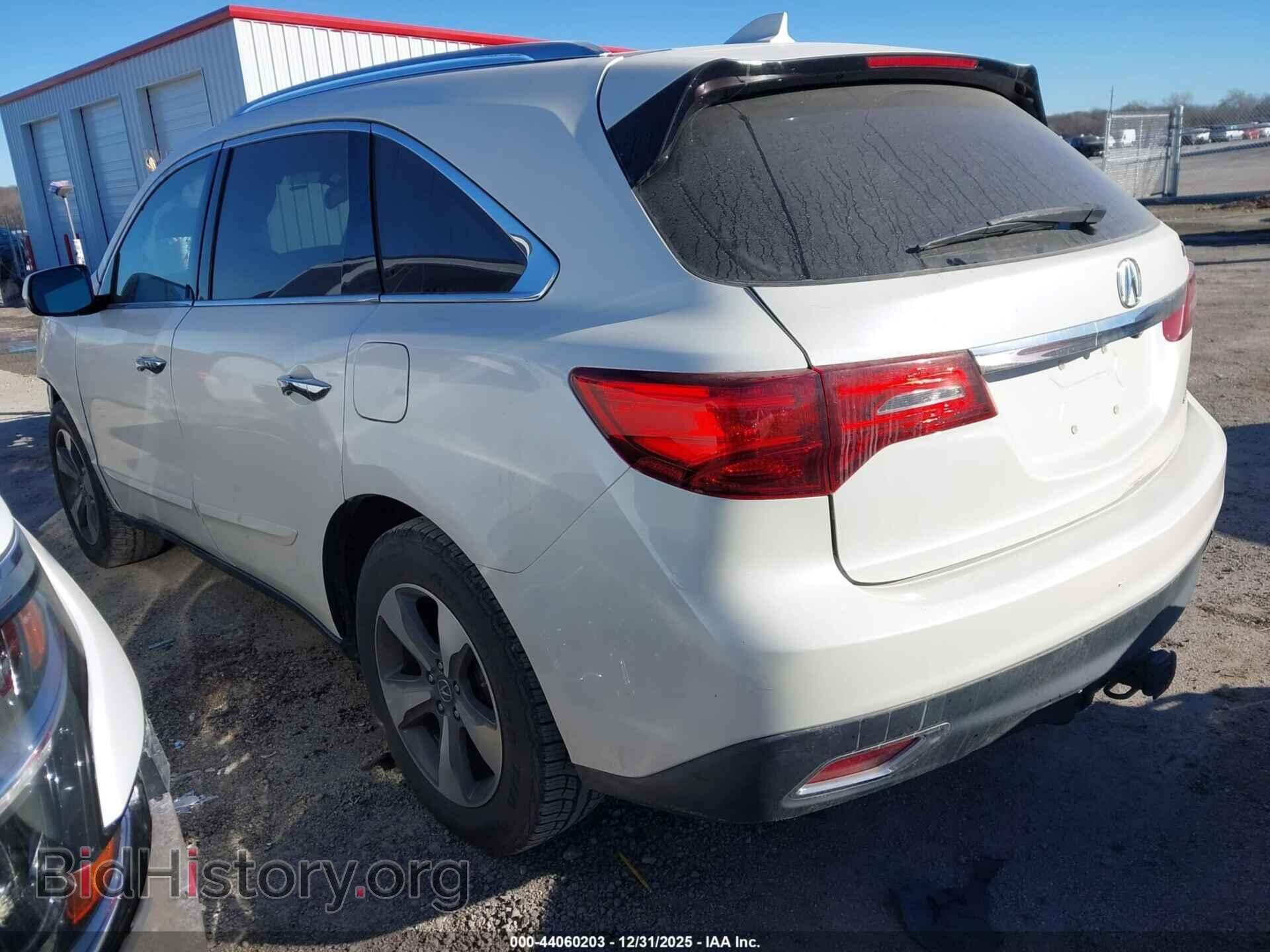 2014 ACURA MDX - VIN: 5FRYD4H28EB006947 - Фото 3