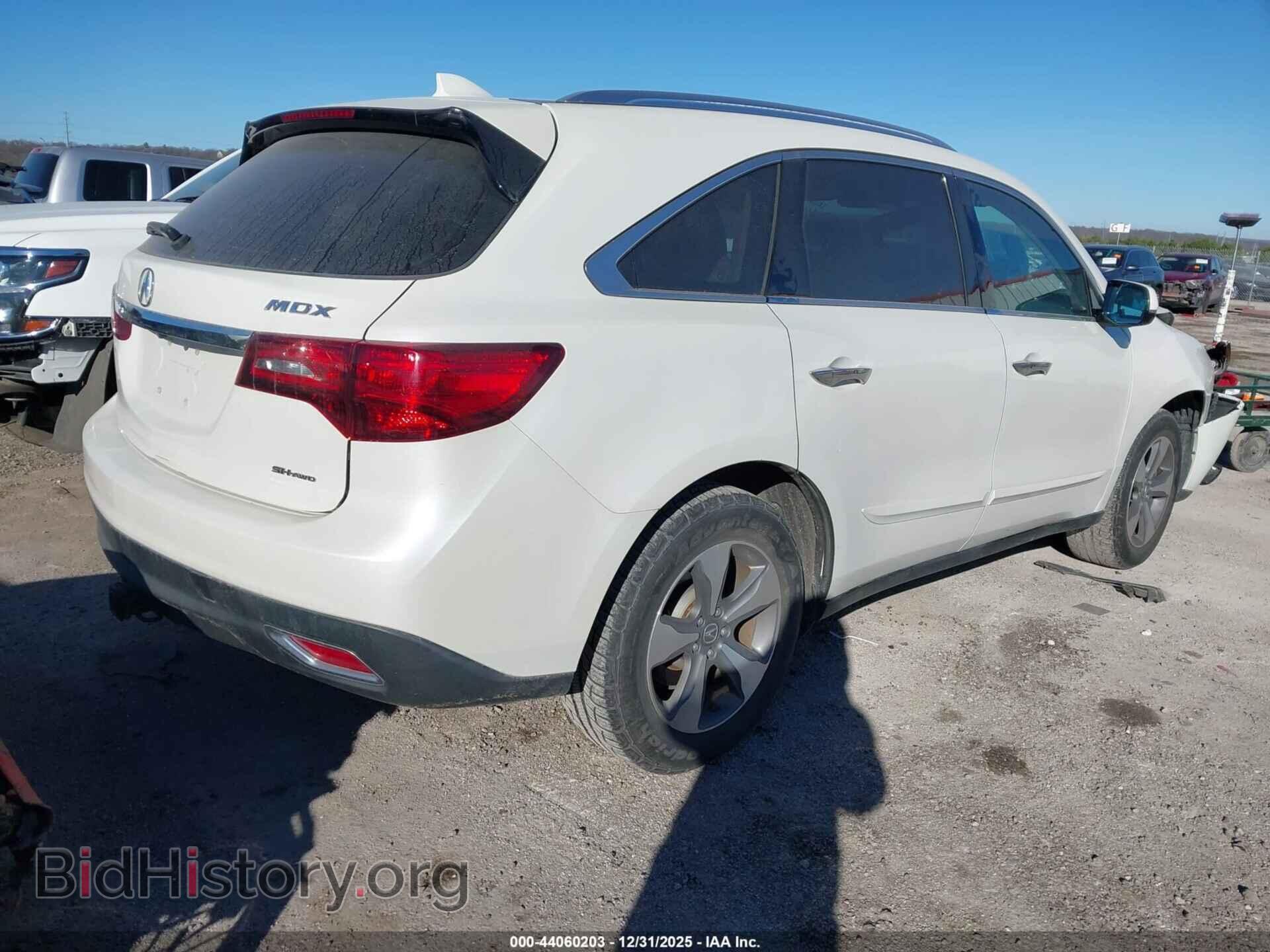 2014 ACURA MDX - VIN: 5FRYD4H28EB006947 - Фото 4