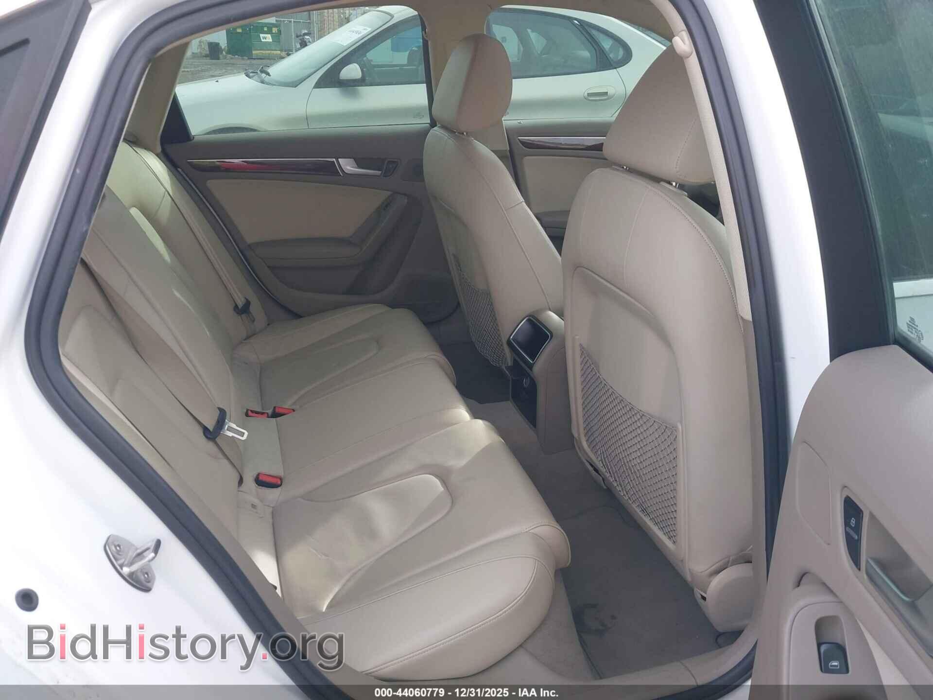 2012 AUDI A4 - VIN: WAUBFAFL8CN015378 - Фото 8
