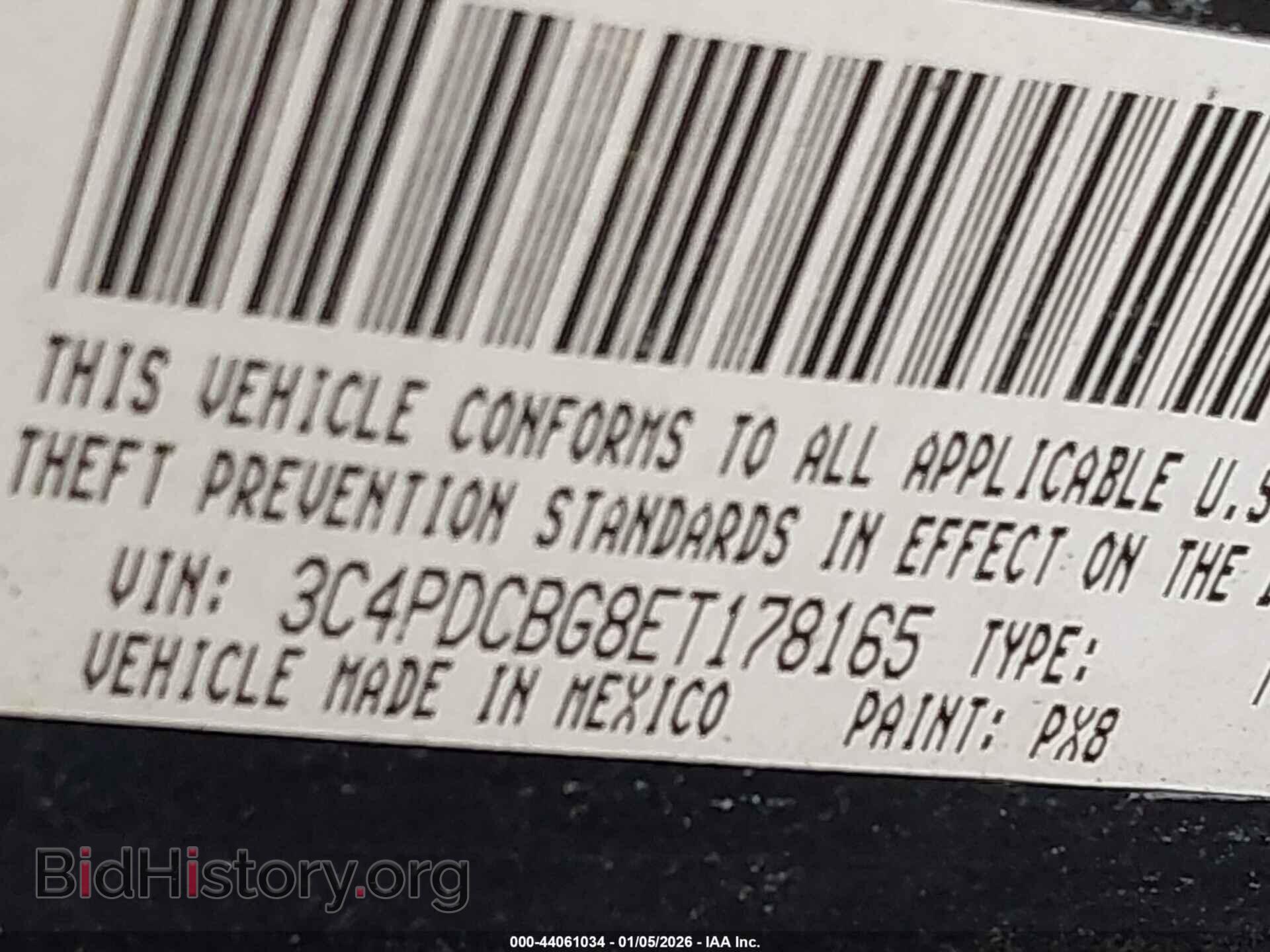 2014 DODGE JOURNEY - VIN: 3C4PDCBG8ET178165 - Фото 9